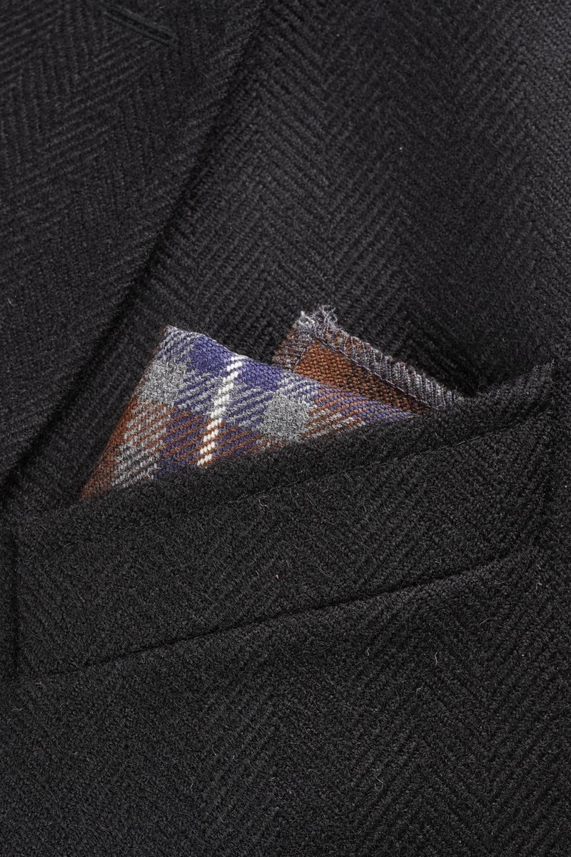 Pocket Square Hebridean Peat