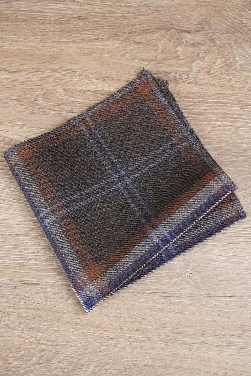 Pocket Square Hebridean Peat