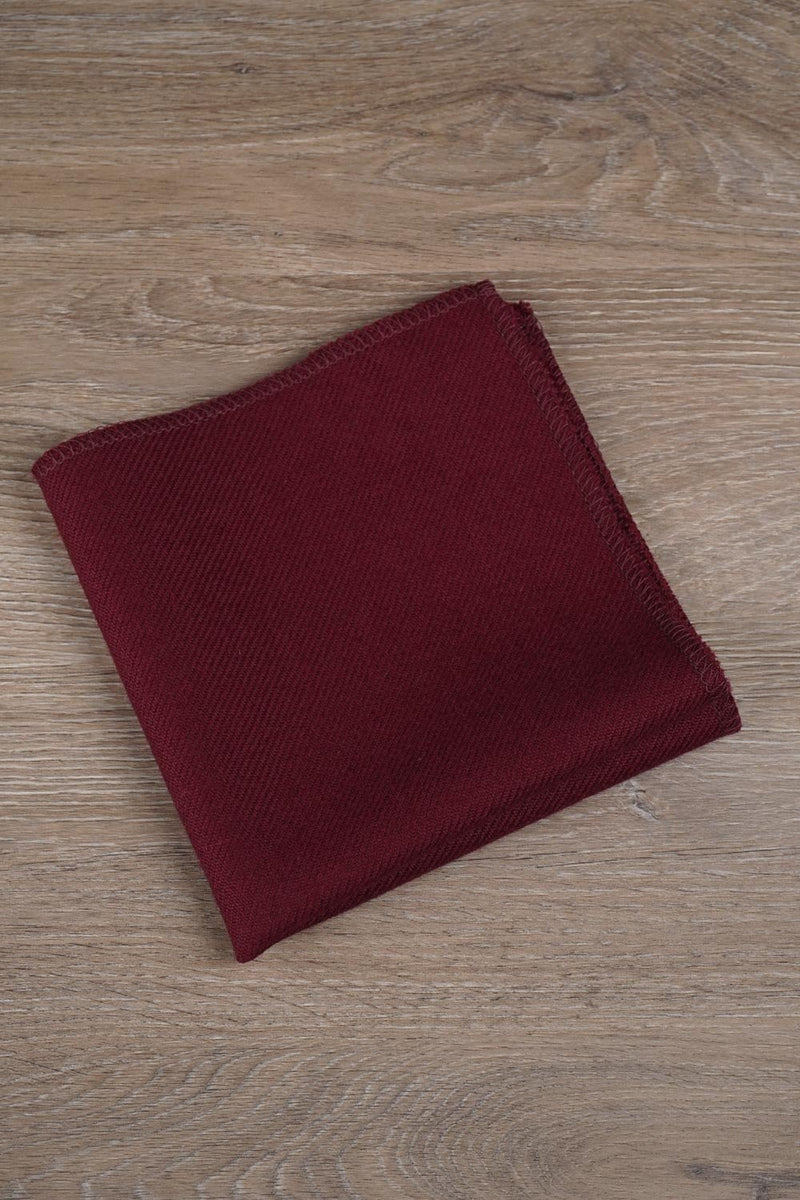 Pocket Square Ruby Red