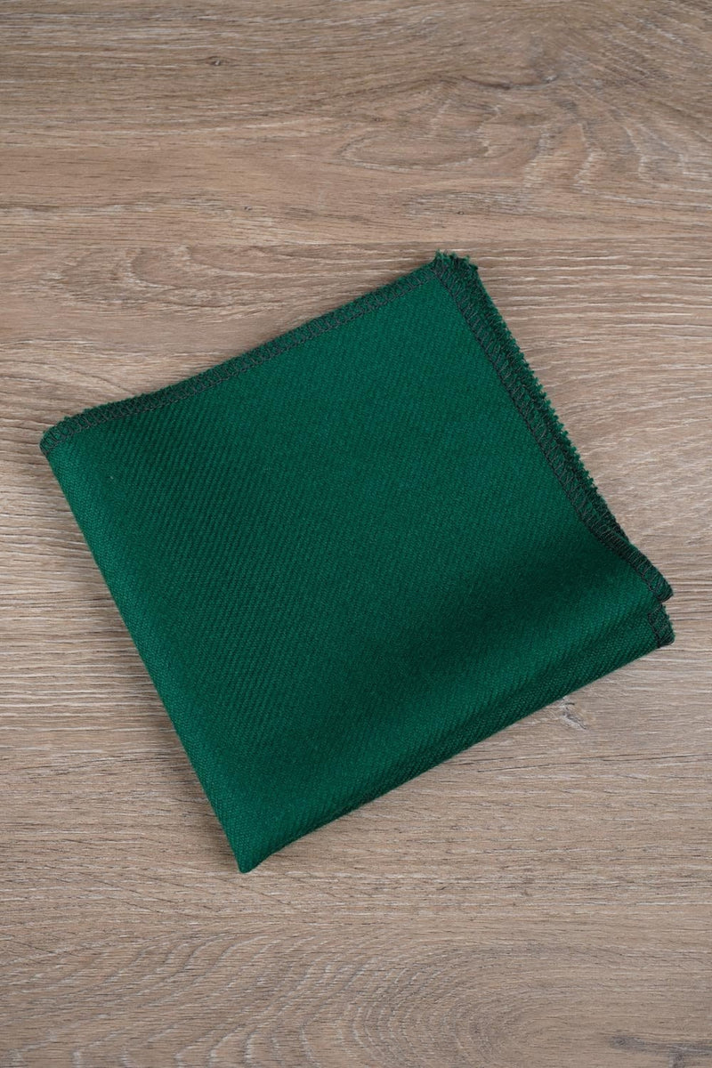Pocket Square Green Ancient