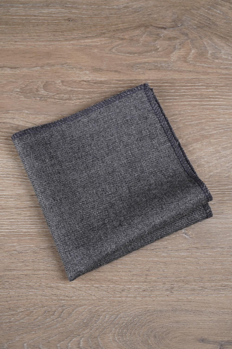 Pocket Square Sloane Graphite