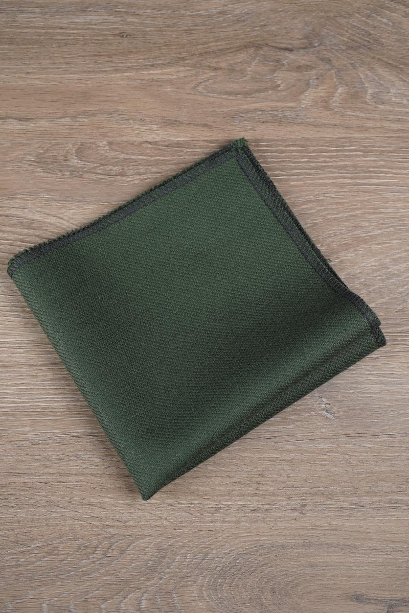 Pocket Square Green Muted