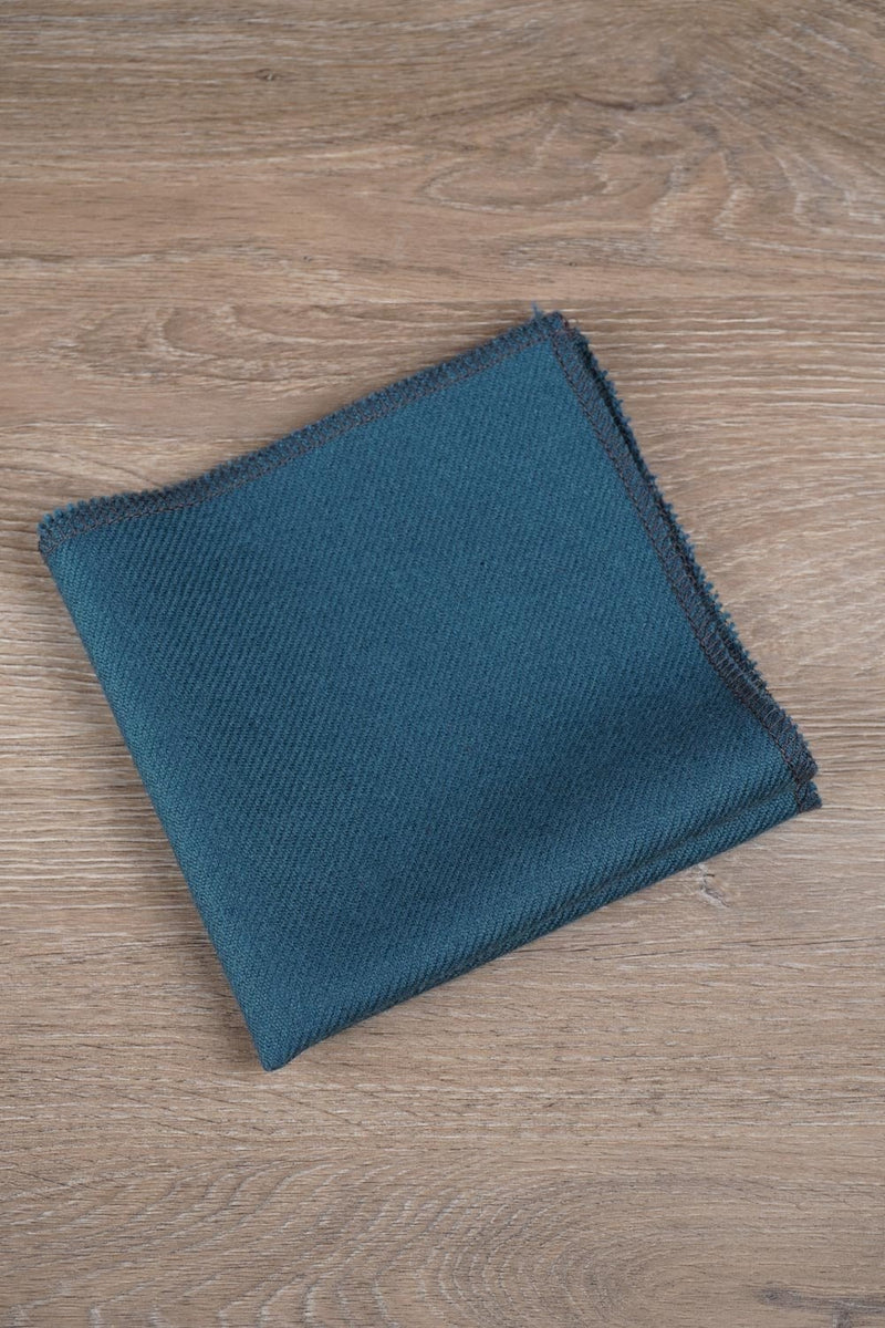 Pocket Square Blue Muted