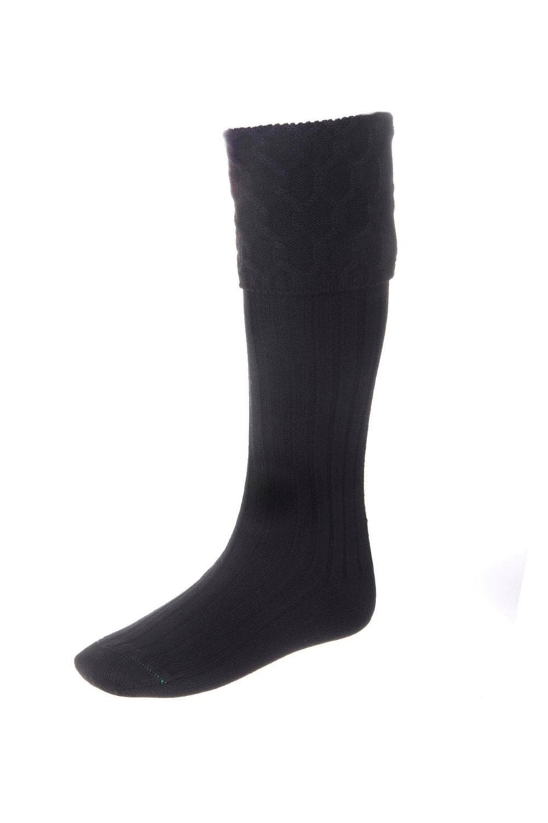Lewis Black Kilt Socks