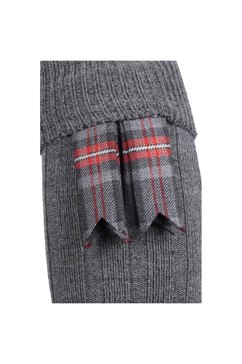 Hebridean Fire Tartan Garter Flashes