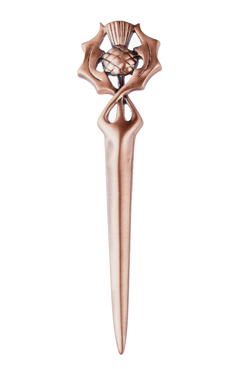 Kilt Pin Thistle Copper