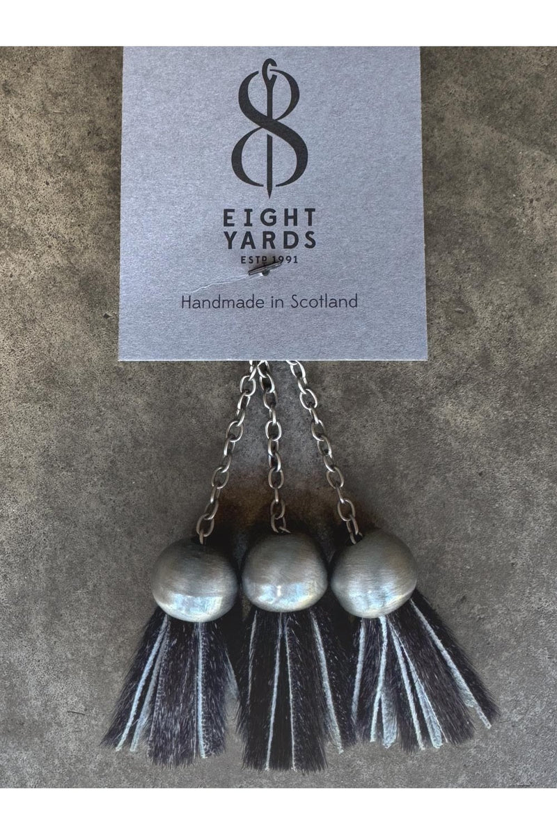 Sporran Tassels Replacements Charcoal Seal