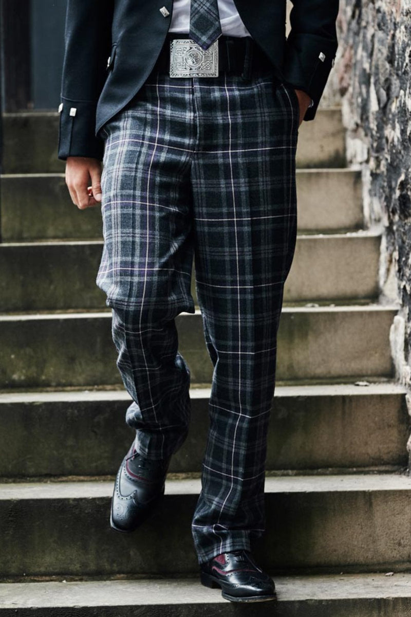 Prince Charlie 5 Button Black Trews Hire Outfit