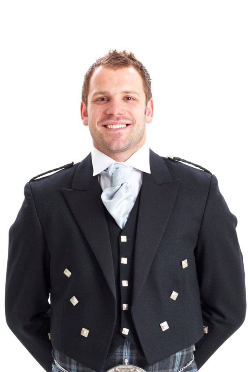 Prince Charlie 5 Button Black Trews Hire Outfit