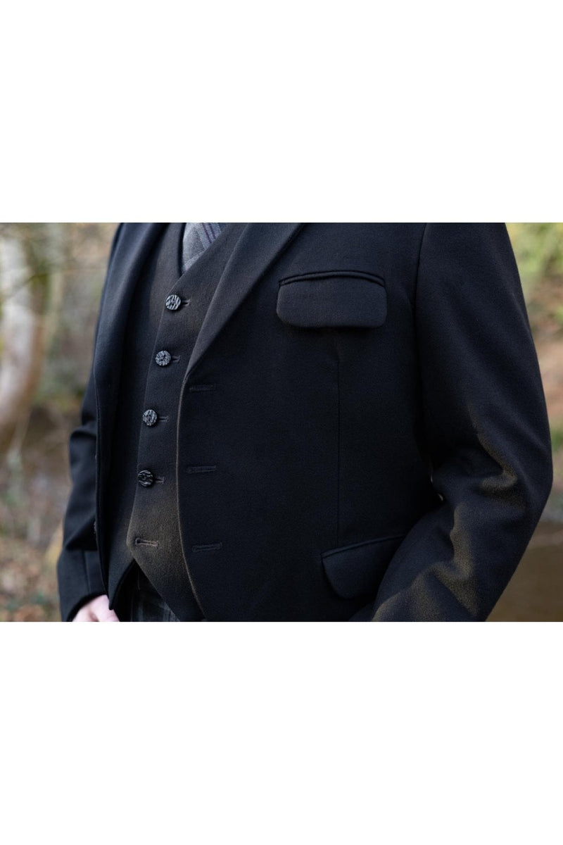 K1 Black Barathea Trews Hire Outfit