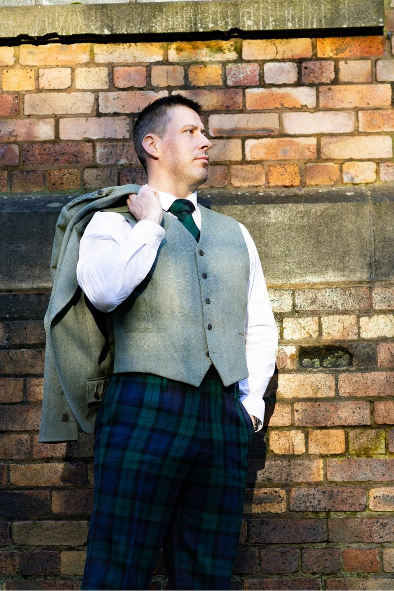 Crail Moss Green Trews Hire Outfit