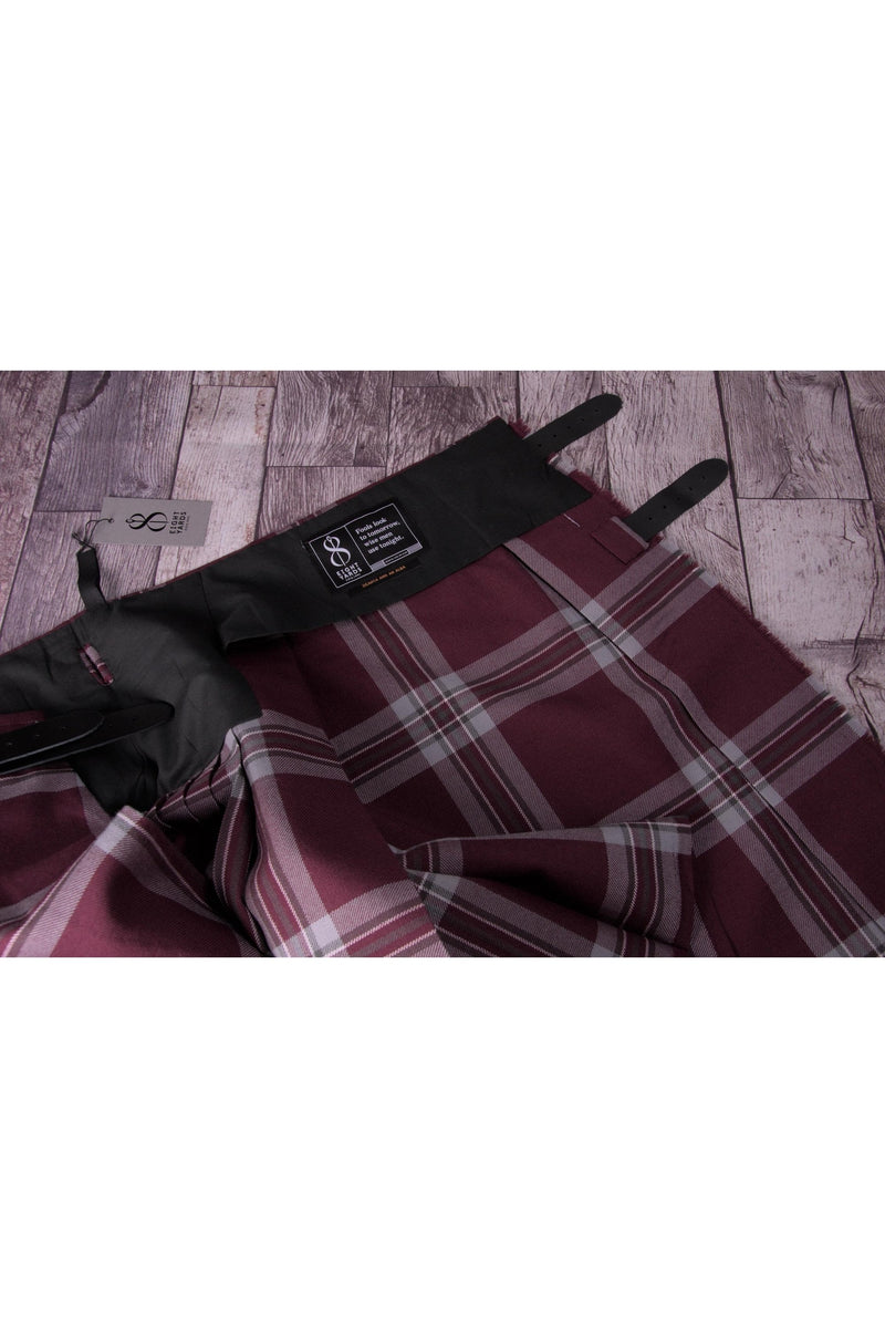 Tynecastle Park (Hearts FC) Tartan 8 Yard Kilt, Handmade