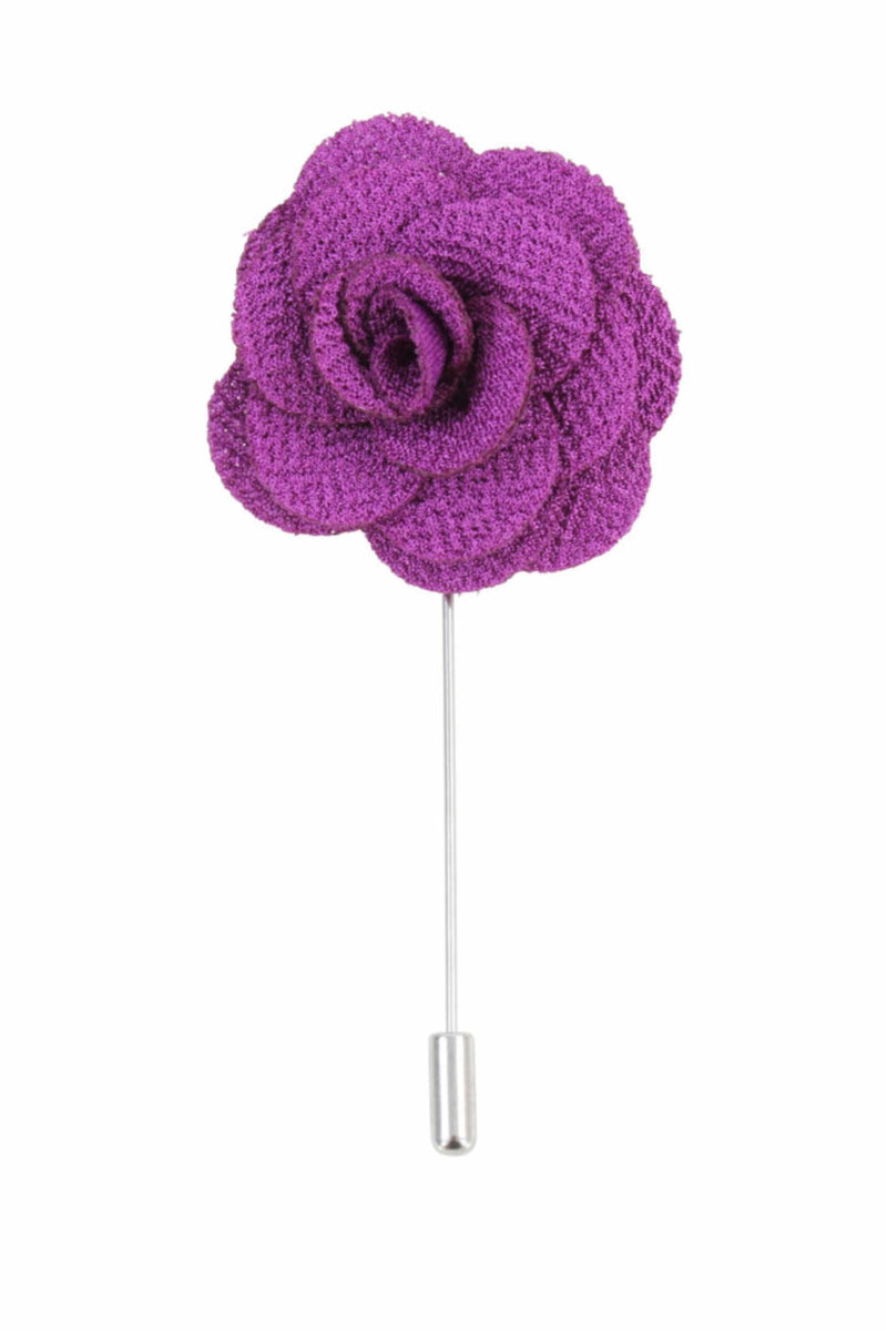 Purple Flower Lapel Pin