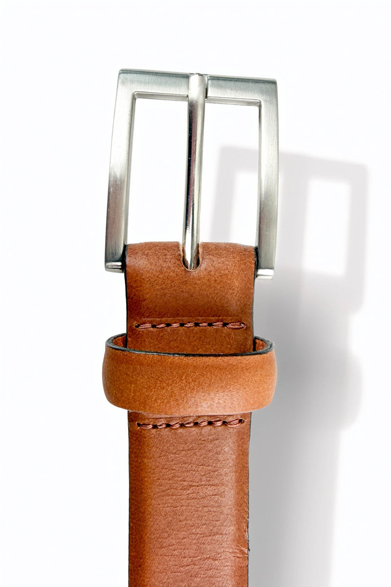 Tan Leather Trouser Belt