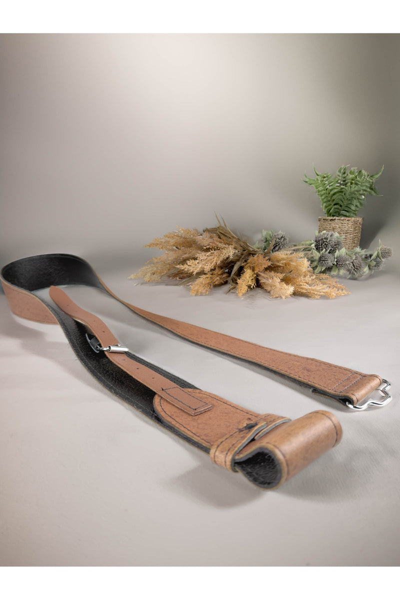 Khaki Brown Adjustable Kilt Belt