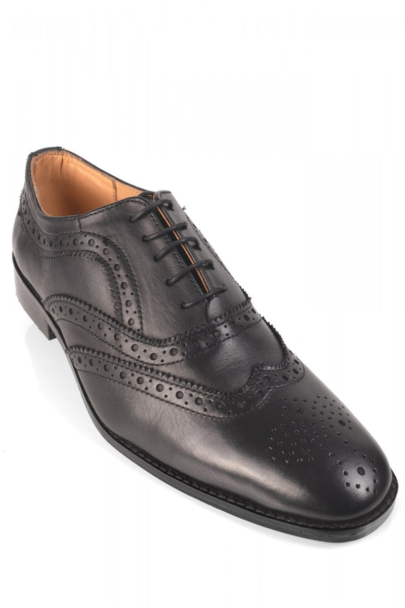 Dress Brogue Black Leather