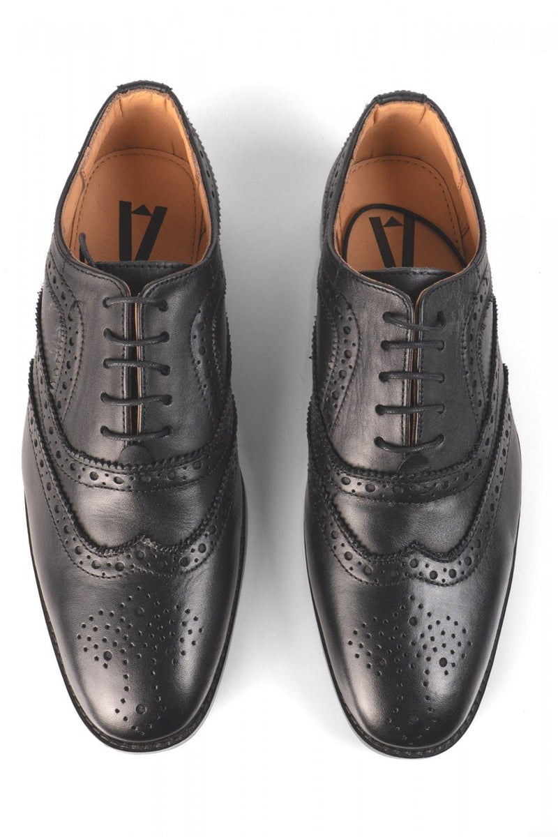 Dress Brogue Black Leather