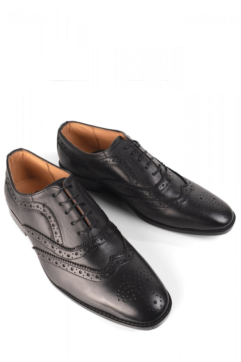 Dress Brogue Black Leather
