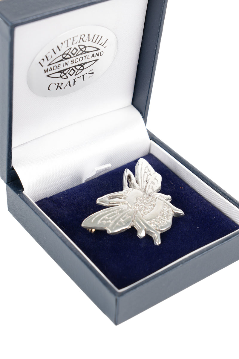 Bumble Bee Pewter Brooch