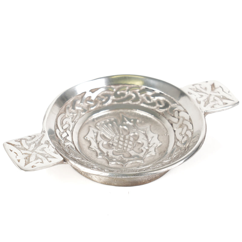 Mini Thistle Pewter Quaich