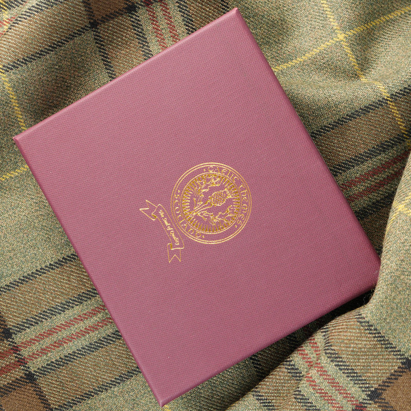 Thistle Penannular Plaid Brooch, Handmade in Scotland