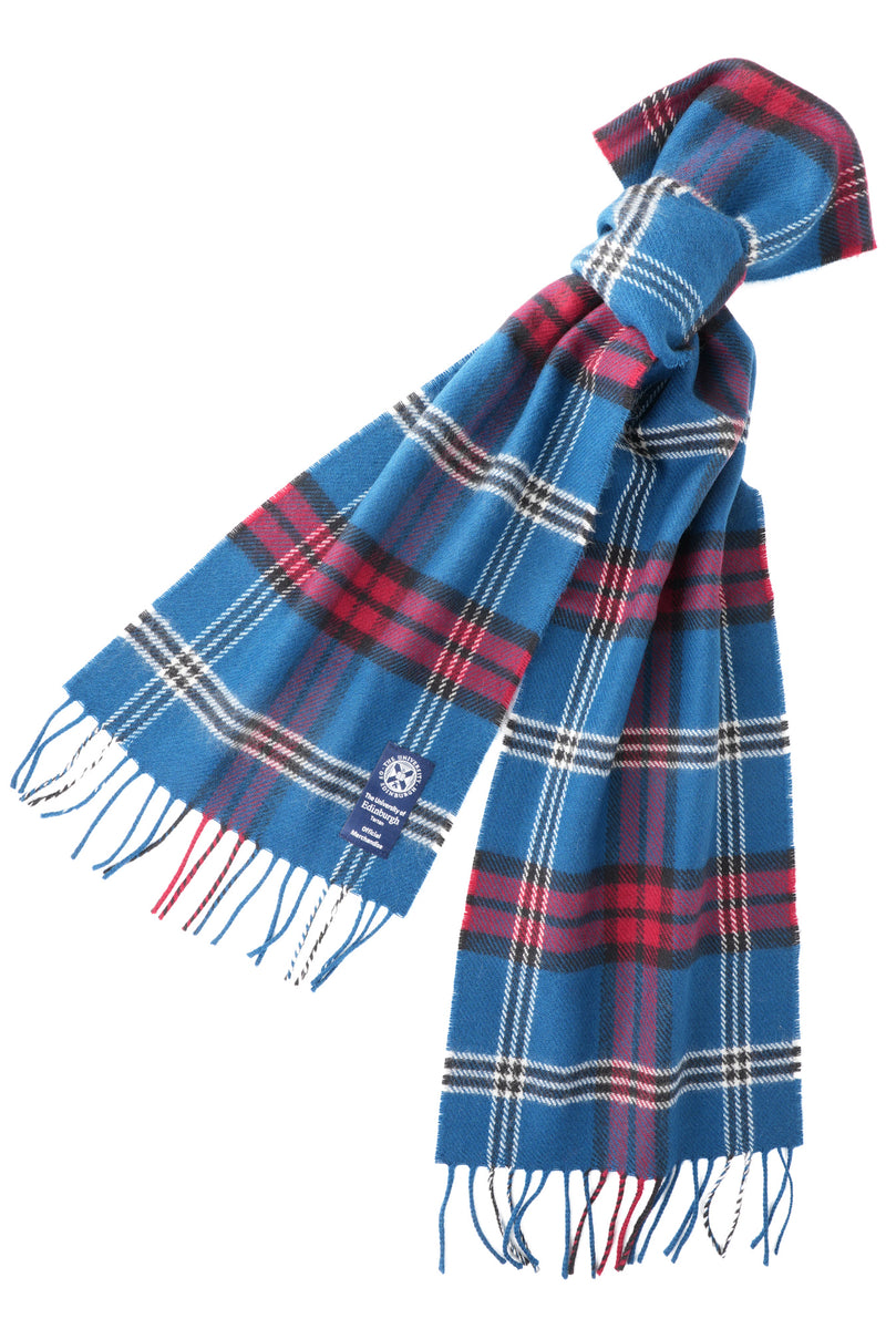 University of Edinburgh Tartan Lambswool Scarf