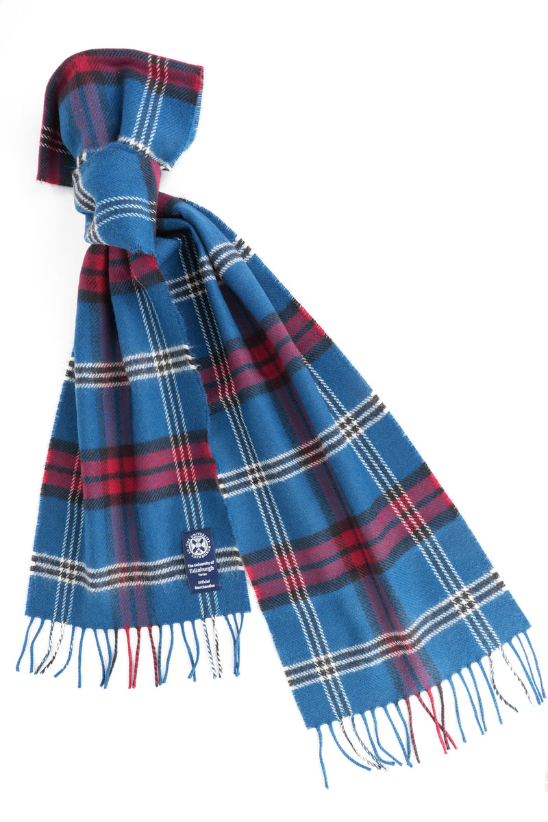 University of Edinburgh Tartan Lambswool Scarf