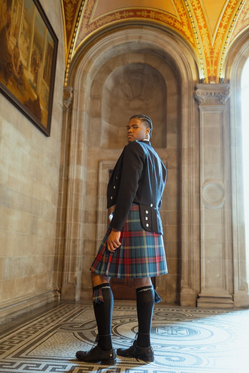 University of Edinburgh Tartan Men's Handmade Kilt
