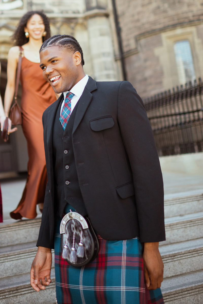 University of Edinburgh Tartan Men's Handmade Kilt